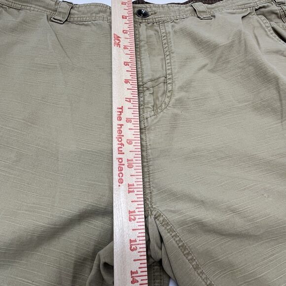 VTG.‎ Prana BREATH Shorts Mens Sz 38 9' Khaki 5 Pocket Hiking Outdoor Cotton - Picture 9 of 10